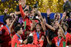 الملك محمد السادس يهنئ منتخب المغرب الفائز بمونديل الشباب.