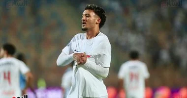 You are currently viewing أحمد شريف يسجل أول أهدافه مع الزمالك أمام ديكيداها الصومالي.