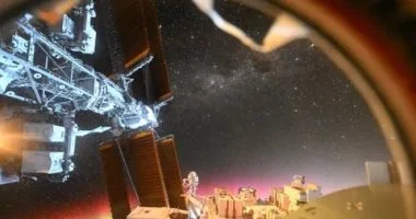 You are currently viewing رائد فضاء يابانى يلتقط صورة للشفق القطبى من على متن محطة الفضاء الدولية