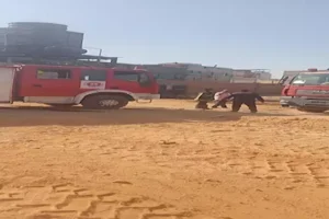 السيطرة على حريق ضخم في مصنع أغذية بمدينة السادات