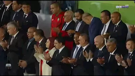 You are currently viewing بتواجد لقجع”.. 7 صور لحضور رئيس الاتحاد الدولي لكرة القدم نهائي مونديال الشباب