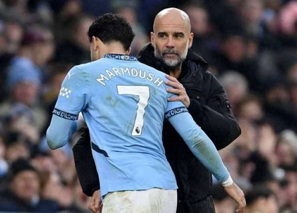 Read more about the article «فات الأوان يا بيب».. جماهير مانشستر سيتى تهاجم جوارديولا بسبب تأخير مشاركة عمر مرموش