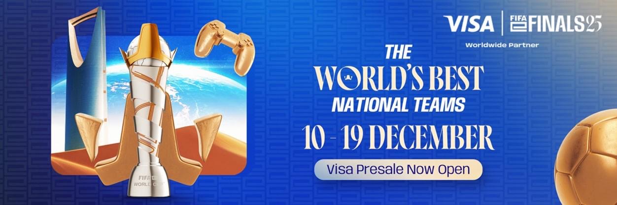 You are currently viewing نهائيات FIFAe 25 تطرح تذاكر البيع المسبق لحاملي بطاقات Visa