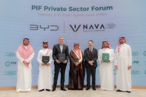 الفطيم BYD السعودية والأكاديمية الوطنية للسيارات والمركبات (ناڤا)  توقعان اتفاقية شراكة استراتيجية لتأهيل الكفاءات الوطنية في قطاع المركبات الكهربائية